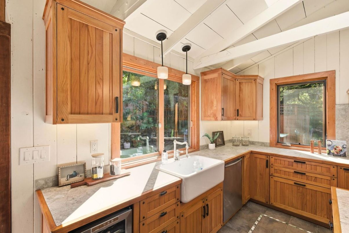 Interior, Kitchen, Pendant Lights, Stainless Steel Appliances