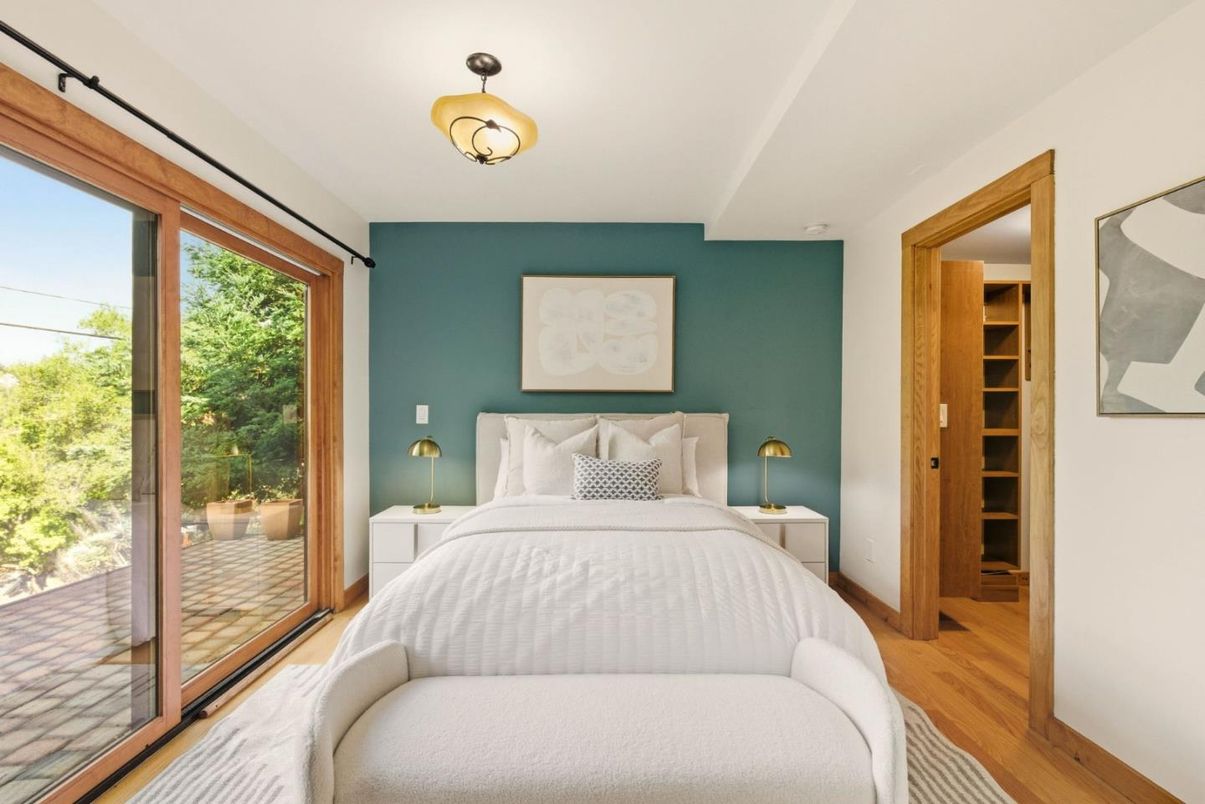 Bedroom, Interior, Wood Texture Flooring