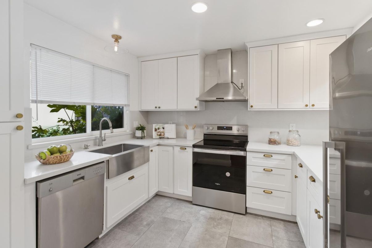 Interior, Kitchen, Recessed Lighting, Stainless Steel Appliances