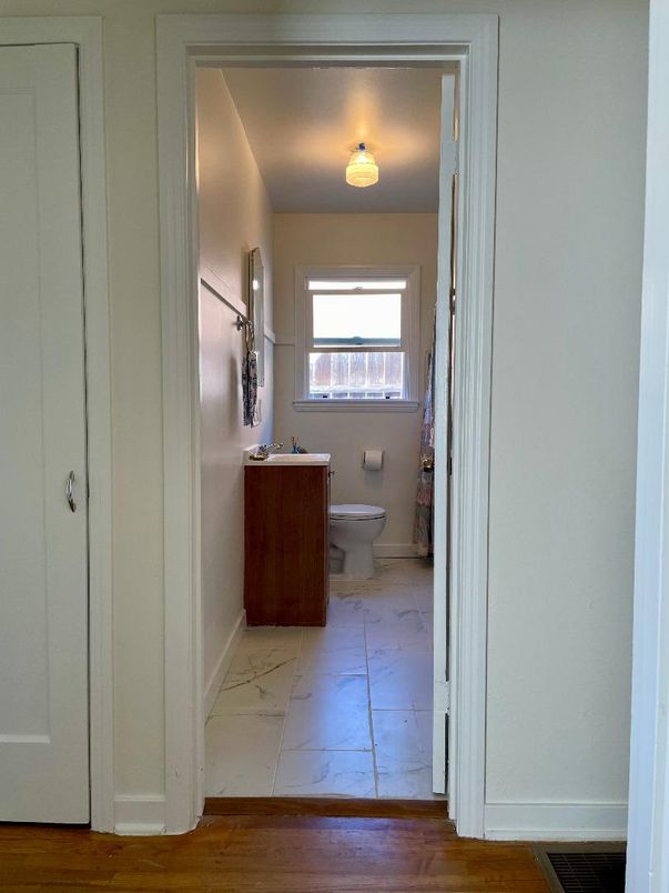 Bathroom, Interior, Marble, Wood Texture Flooring