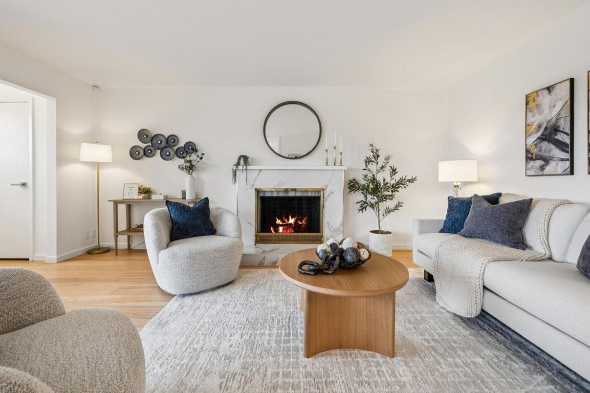 Fireplace, Interior, Living room, Wood Texture Flooring