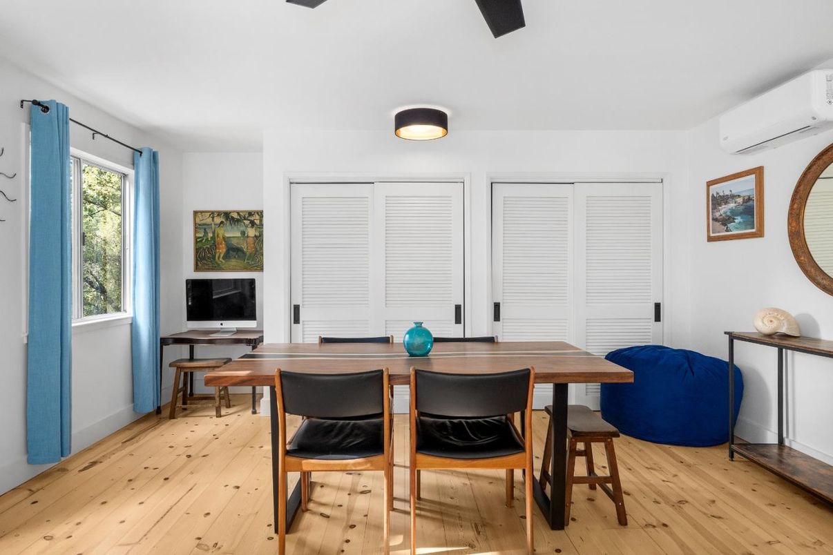 Dining room, Interior, Wood Texture Flooring