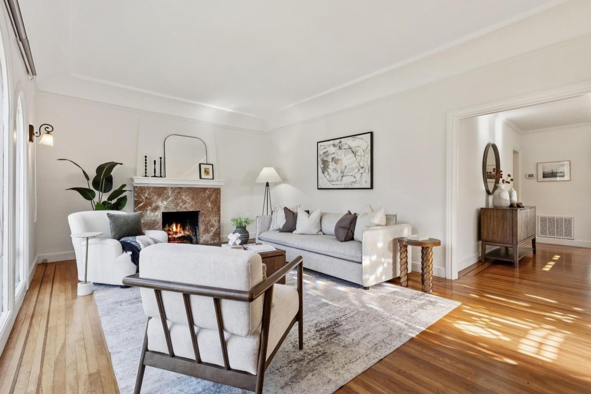 Fireplace, Interior, Living room, Wood Texture Flooring