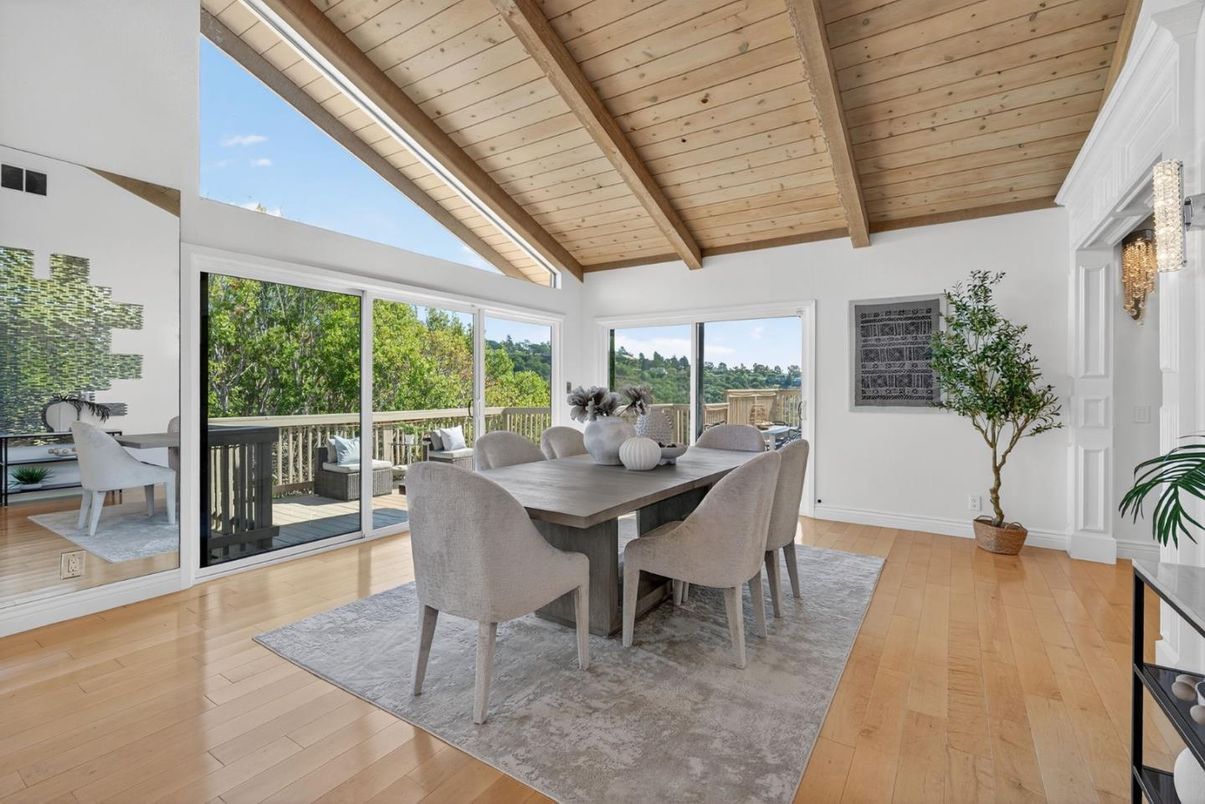 Dining room, Interior, Wooden Beams, Wooden Ceilings, Wood Texture Flooring