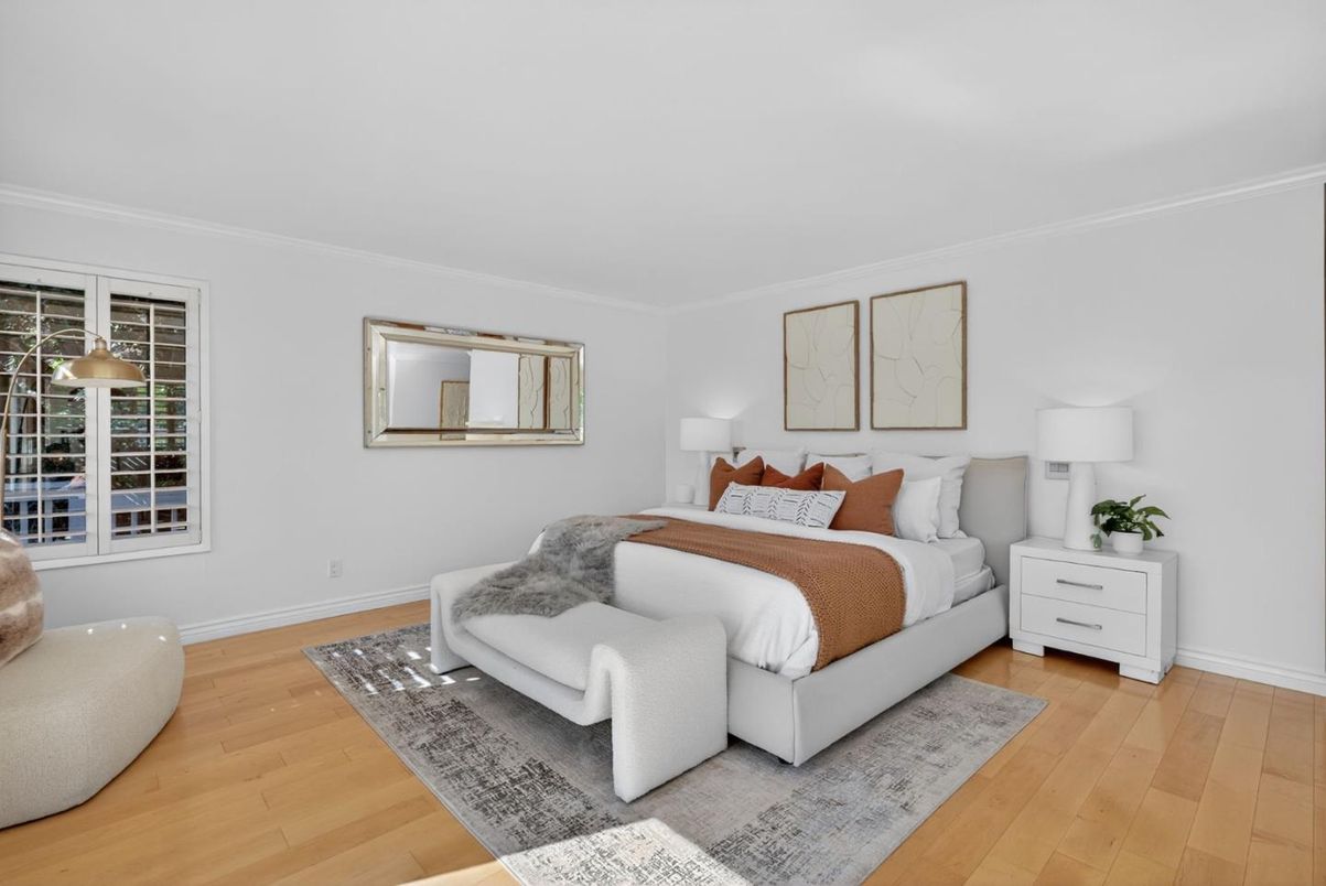 Bedroom, Interior, Wood Texture Flooring