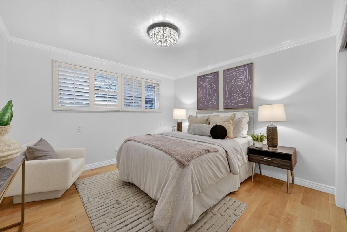 Bedroom, Interior, Wood Texture Flooring