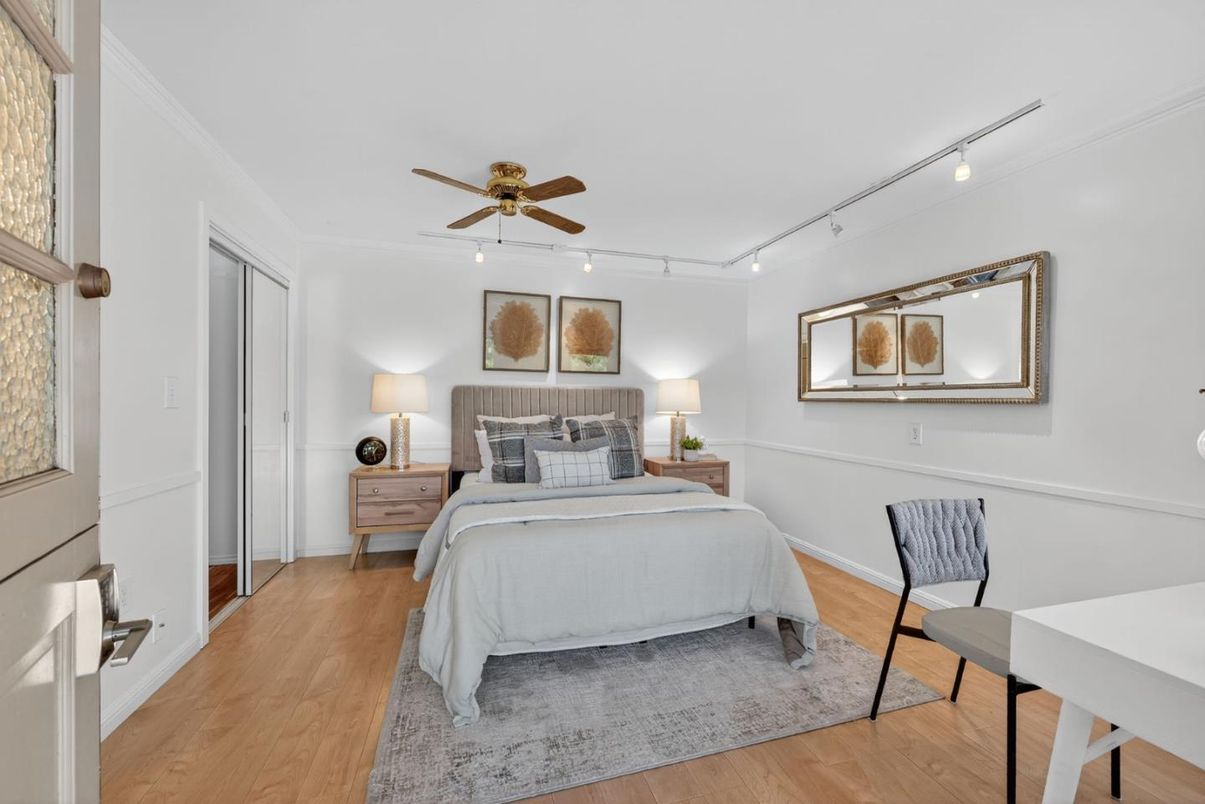 Bedroom, Interior, Wood Texture Flooring