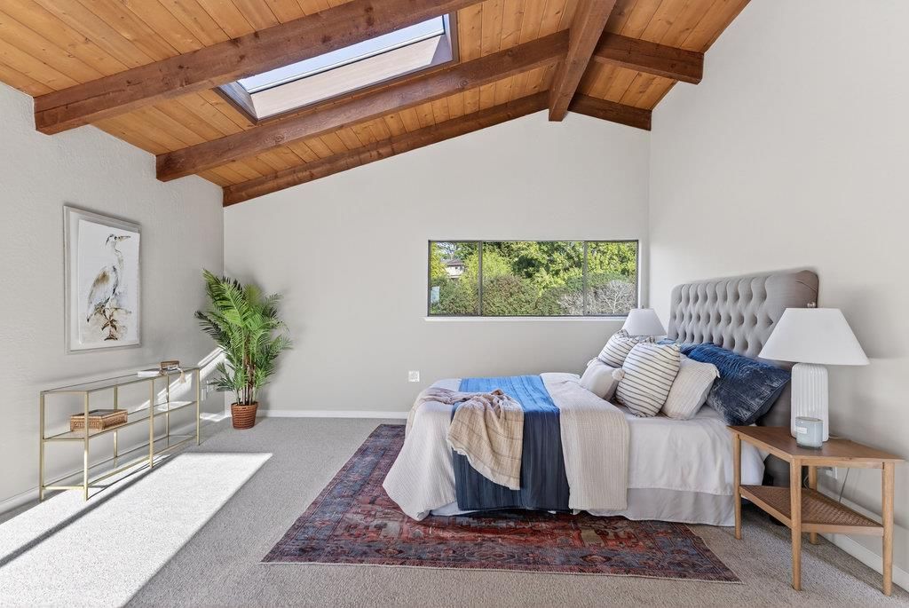 Bedroom, Interior, Wooden Beams, Wooden Ceilings
