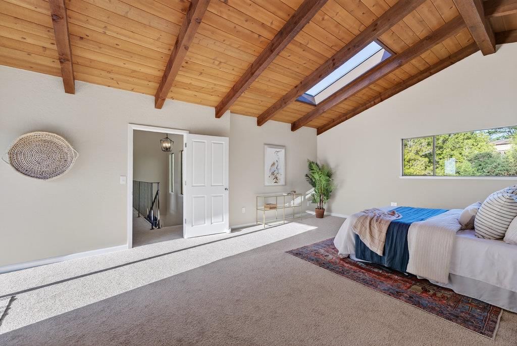 Bedroom, Interior, Wooden Beams, Wooden Ceilings