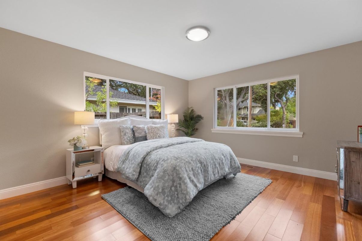 Bedroom, Interior, Wood Texture Flooring