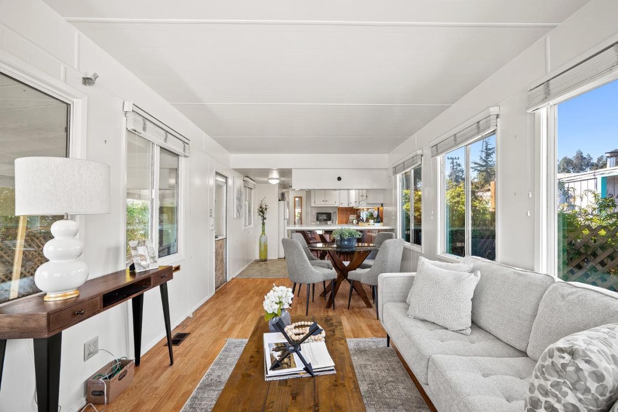 Dining room, Interior, Kitchen, Living room, Wood Texture Flooring