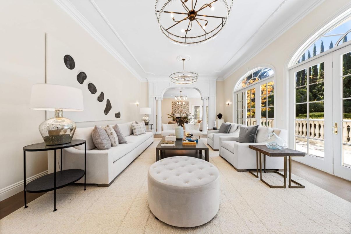 Chandelier, Interior, Living room, Wood Texture Flooring