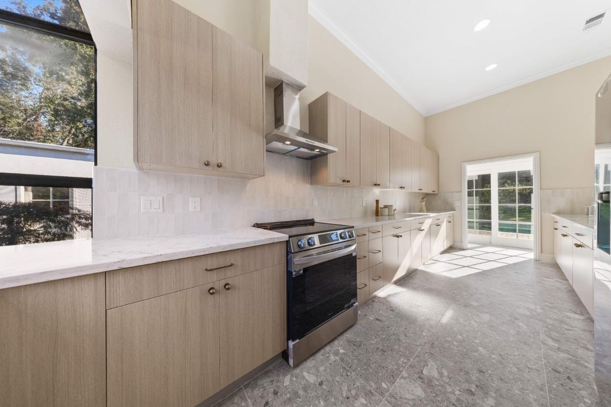 Interior, Kitchen, Recessed Lighting, Stainless Steel Appliances