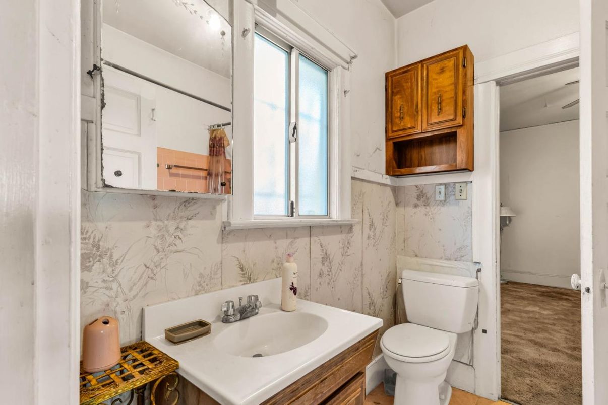 Bathroom, Interior, Marble Walls, Wood Texture Flooring