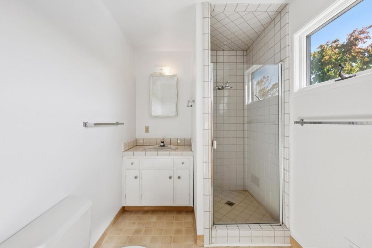 Bathroom, Glass Shower, Interior, Tile Countertops