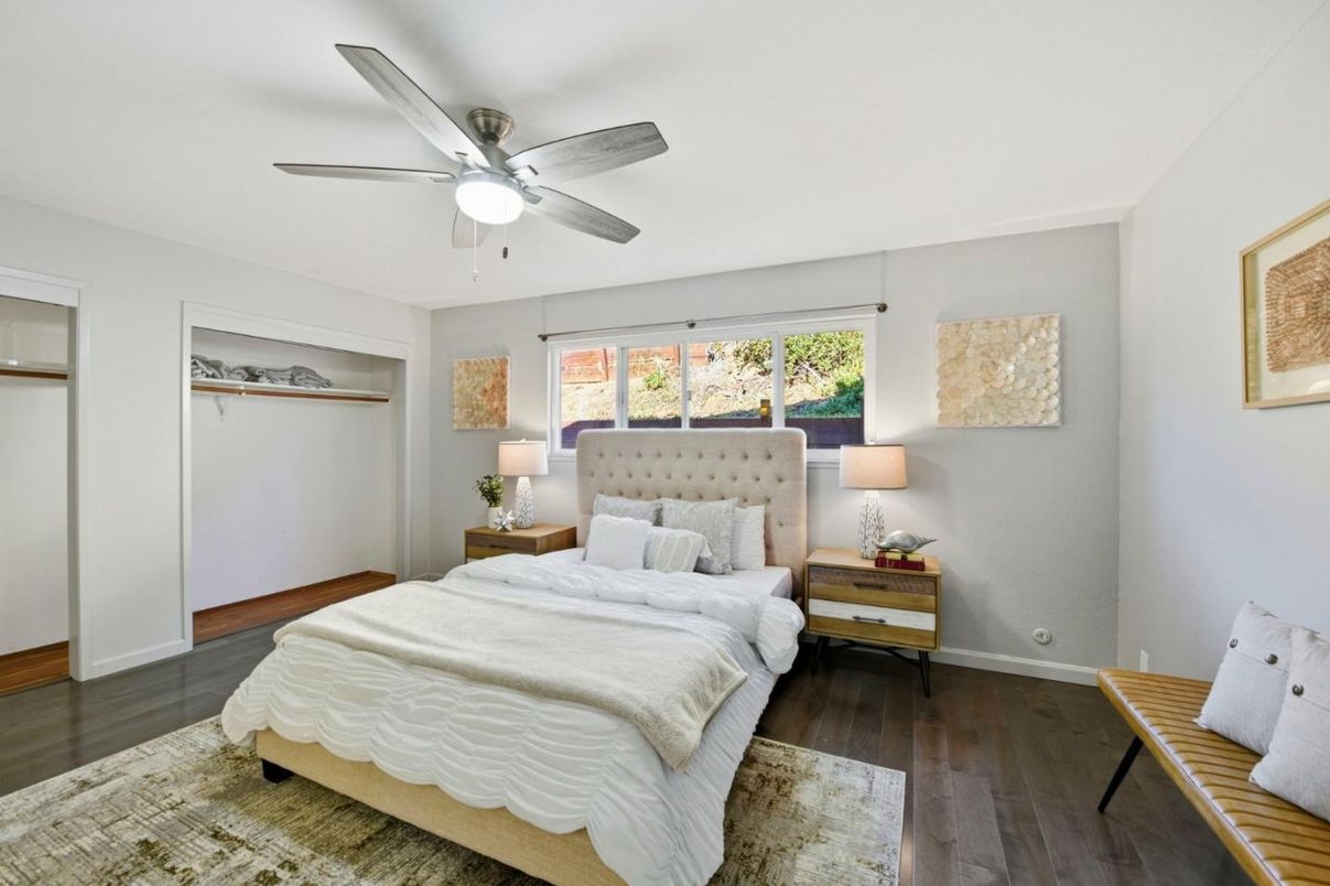 Bedroom, Interior, Wood Texture Flooring