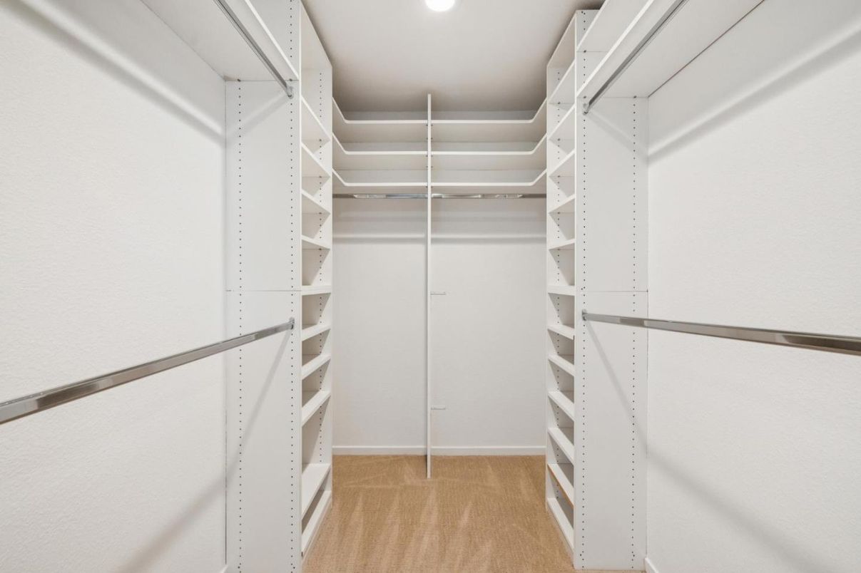 Interior, Recessed Lighting, Walk-in Closets, Wood Texture Flooring