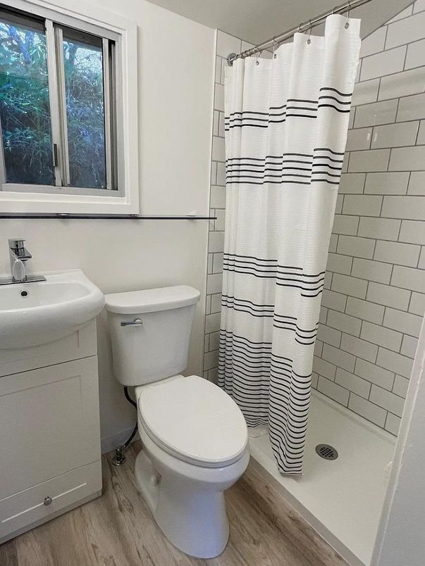 Bathroom, Interior, Wood Texture Flooring