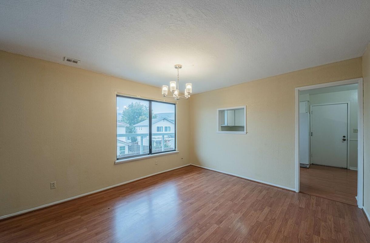 Chandelier, Empty room, Interior, Wood Texture Flooring