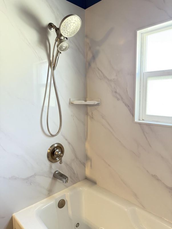 Bathroom, Interior, Marble Walls