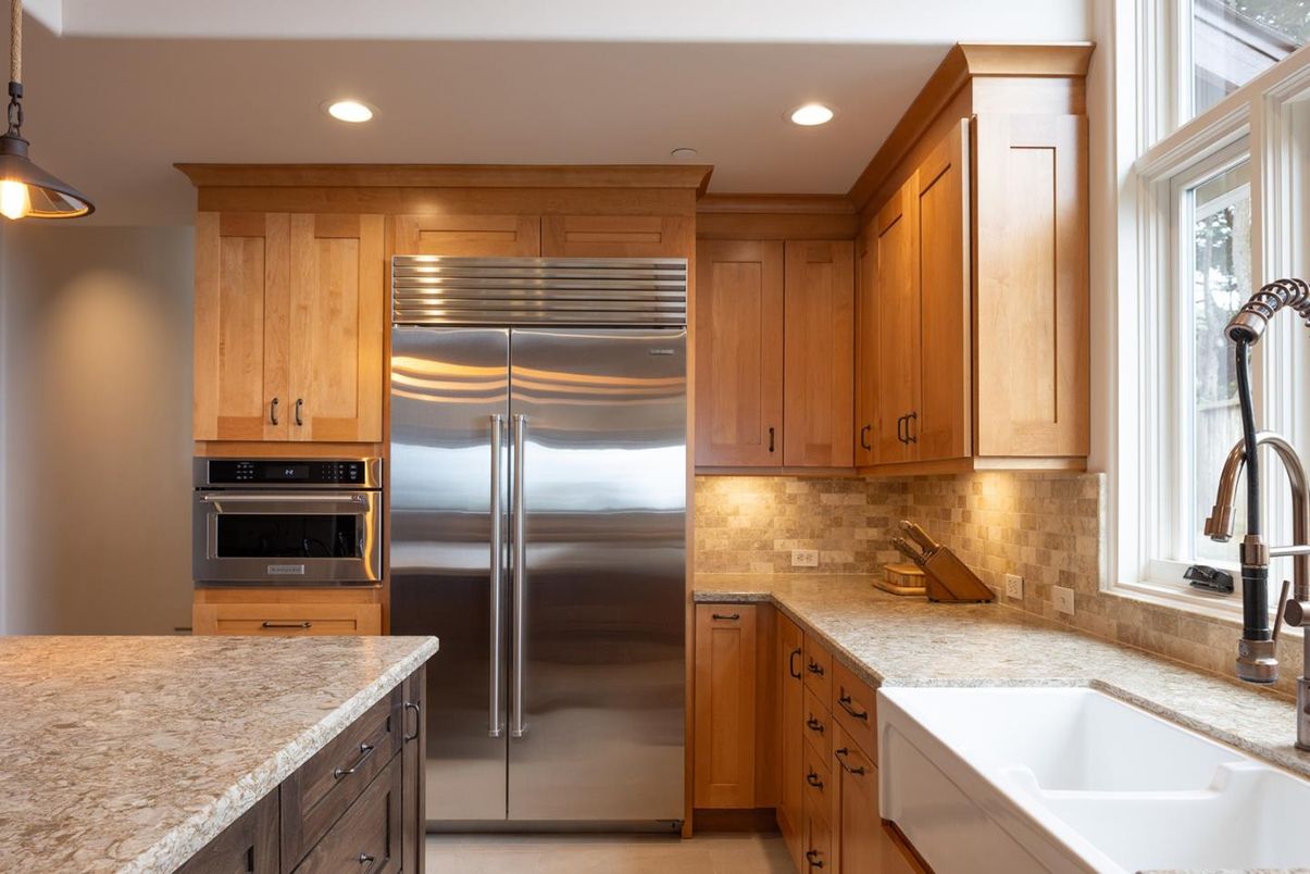 Interior, Kitchen, Recessed Lighting, Stainless Steel Appliances