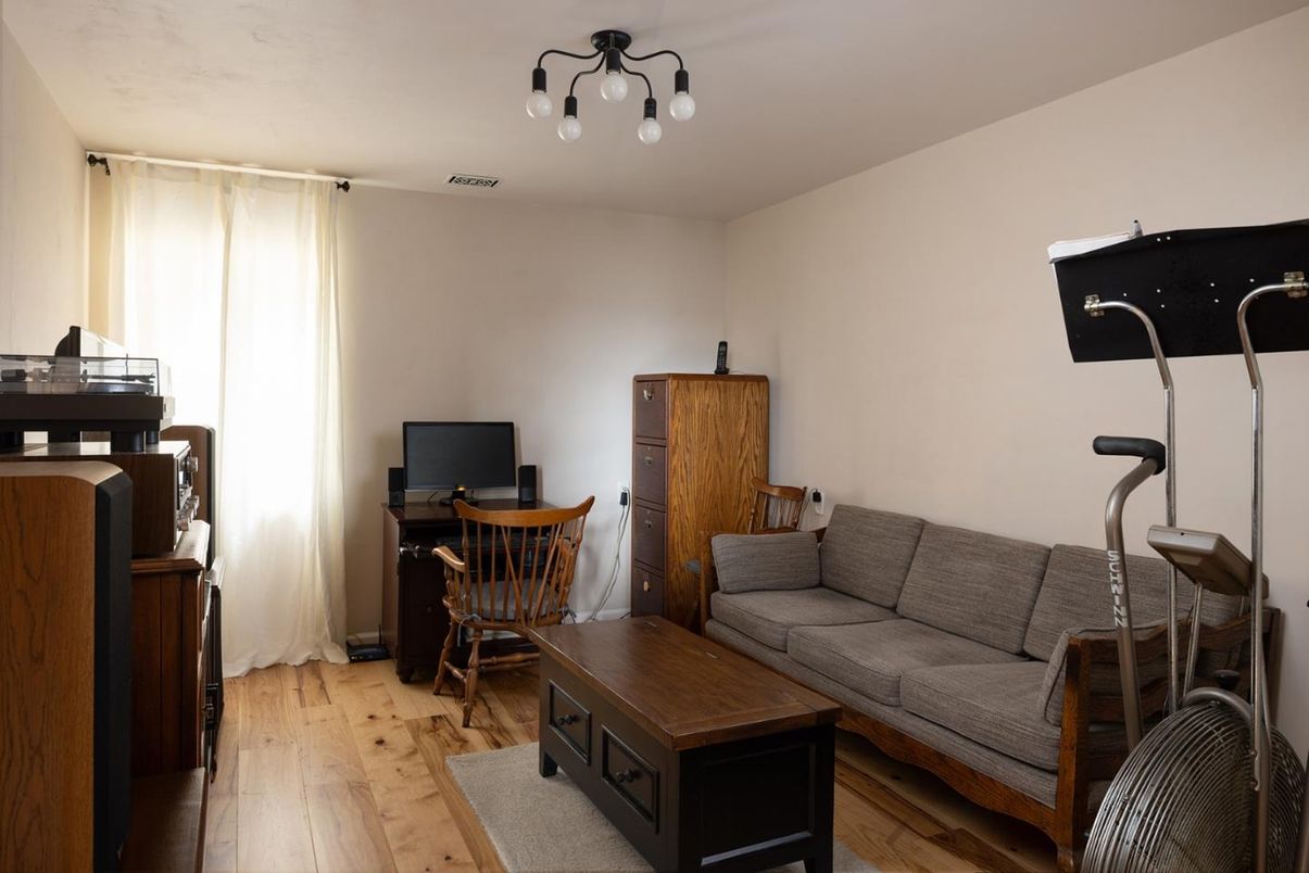 Fitness Equipment, Home Office, Interior, Wood Texture Flooring