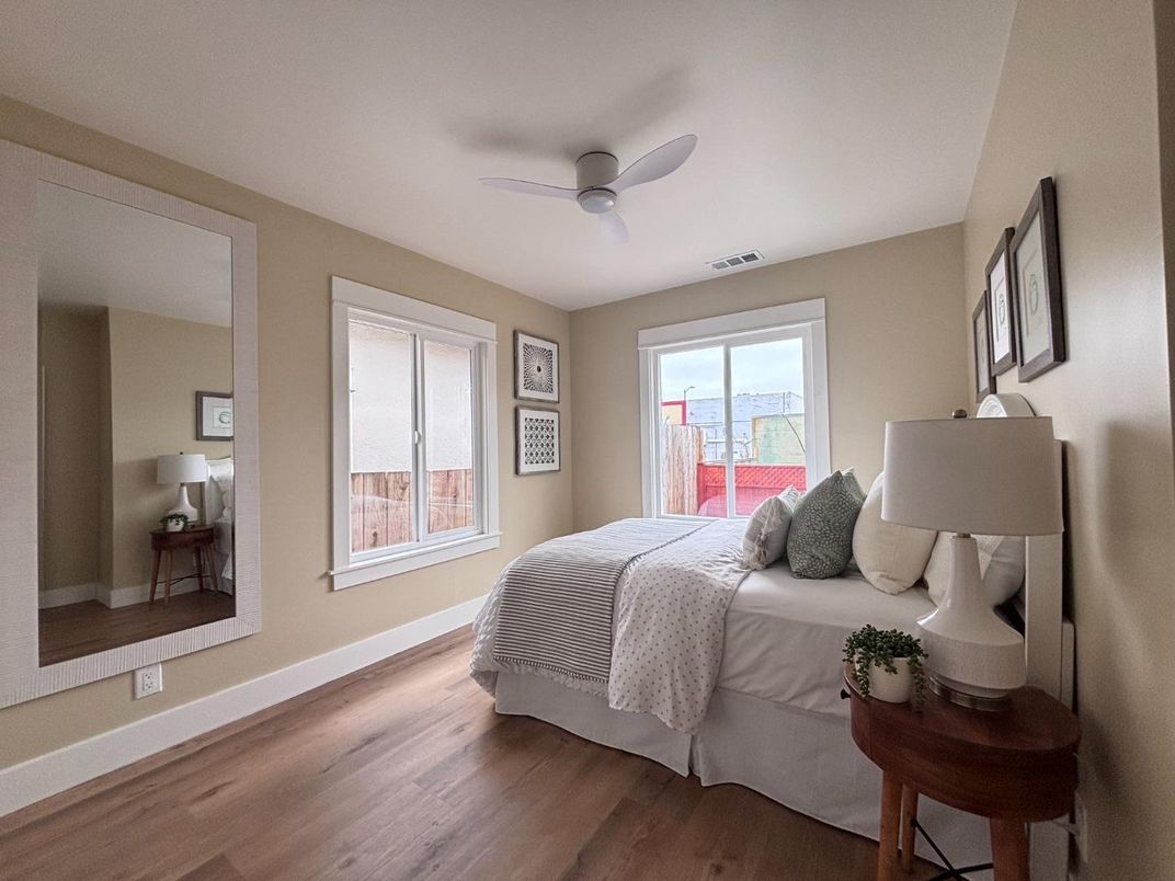 Bedroom, Interior, Wood Texture Flooring