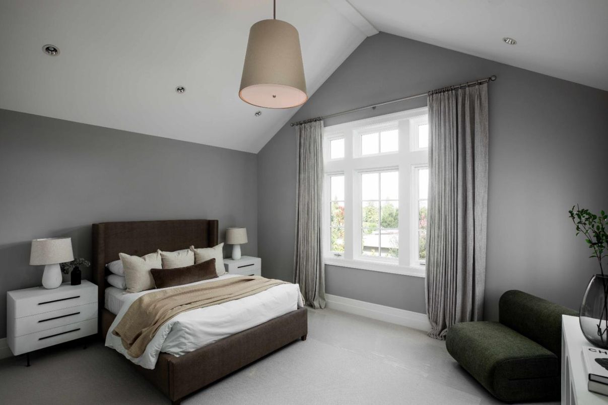 Bedroom, Interior, Recessed Lighting