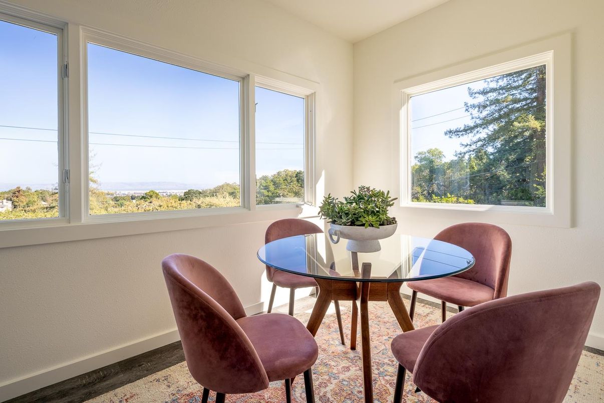 Dining room, Interior, Wood Texture Flooring