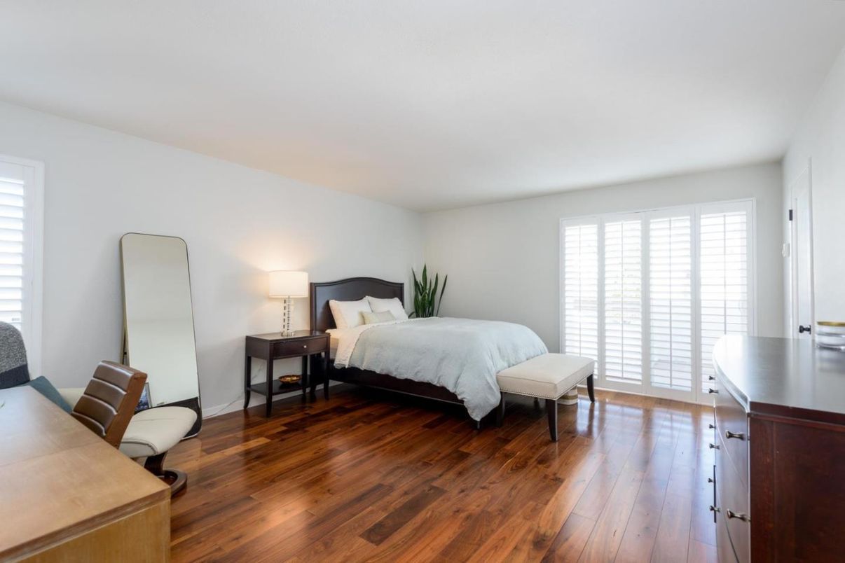 Bedroom, Interior, Wood Texture Flooring