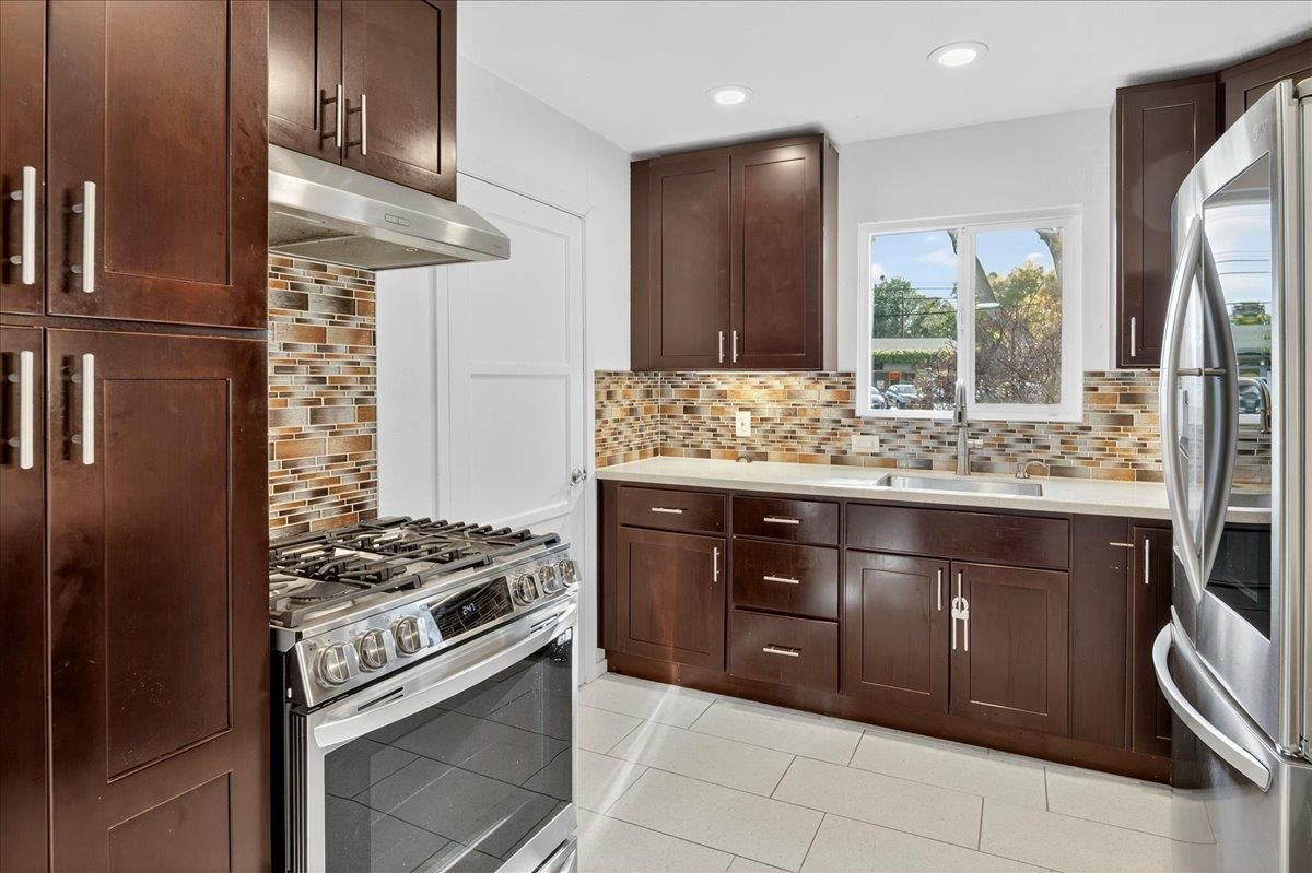 Interior, Kitchen, Recessed Lighting, Stainless Steel Appliances