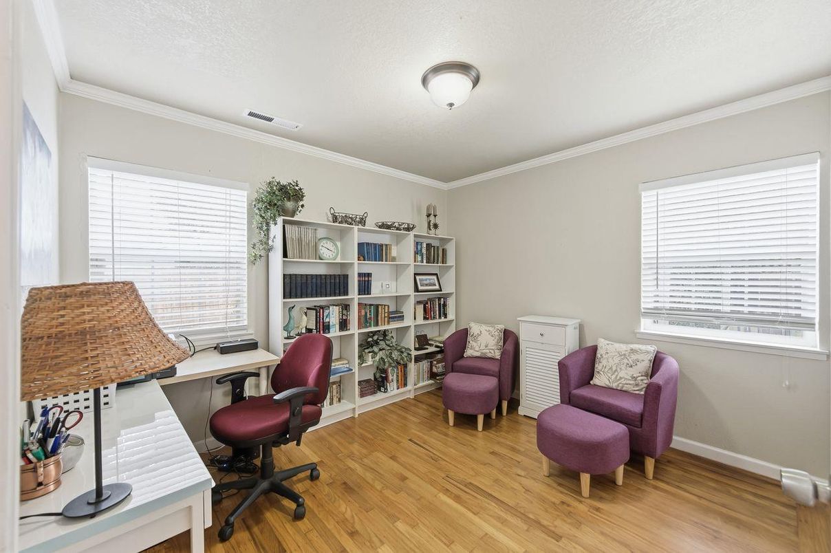 Home Office, Interior, Wood Texture Flooring