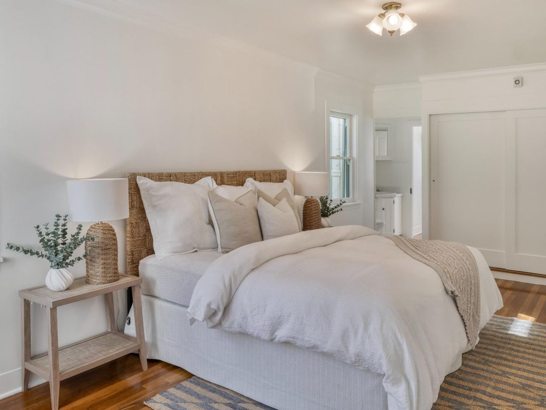 Bedroom, Interior, Wood Texture Flooring