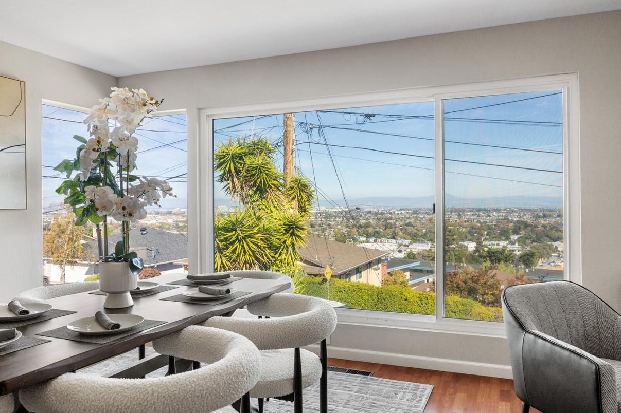 Dining room, Interior, Wood Texture Flooring