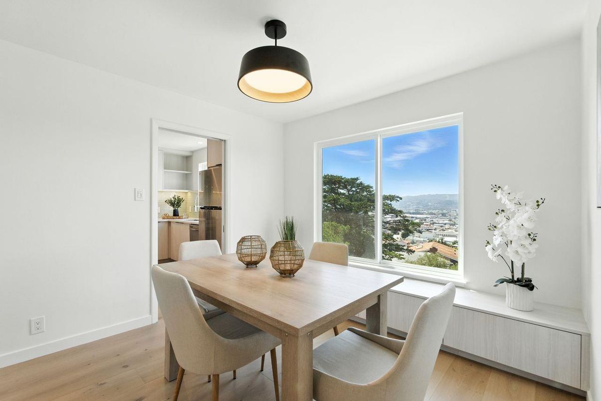 Dining room, Interior, Wood Texture Flooring