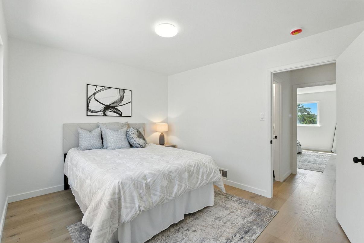 Bedroom, Interior, Wood Texture Flooring