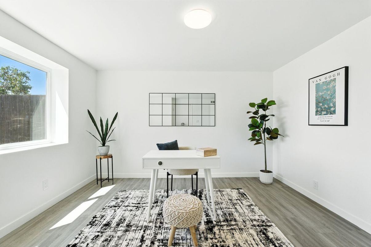 Home Office, Interior, Wood Texture Flooring