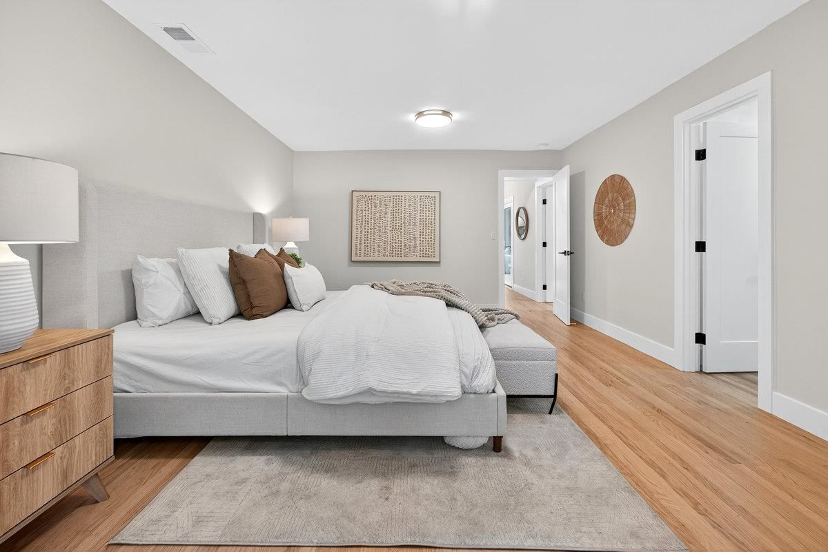 Bedroom, Interior, Wood Texture Flooring