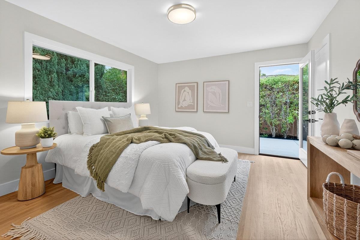 Bedroom, Interior, Wood Texture Flooring