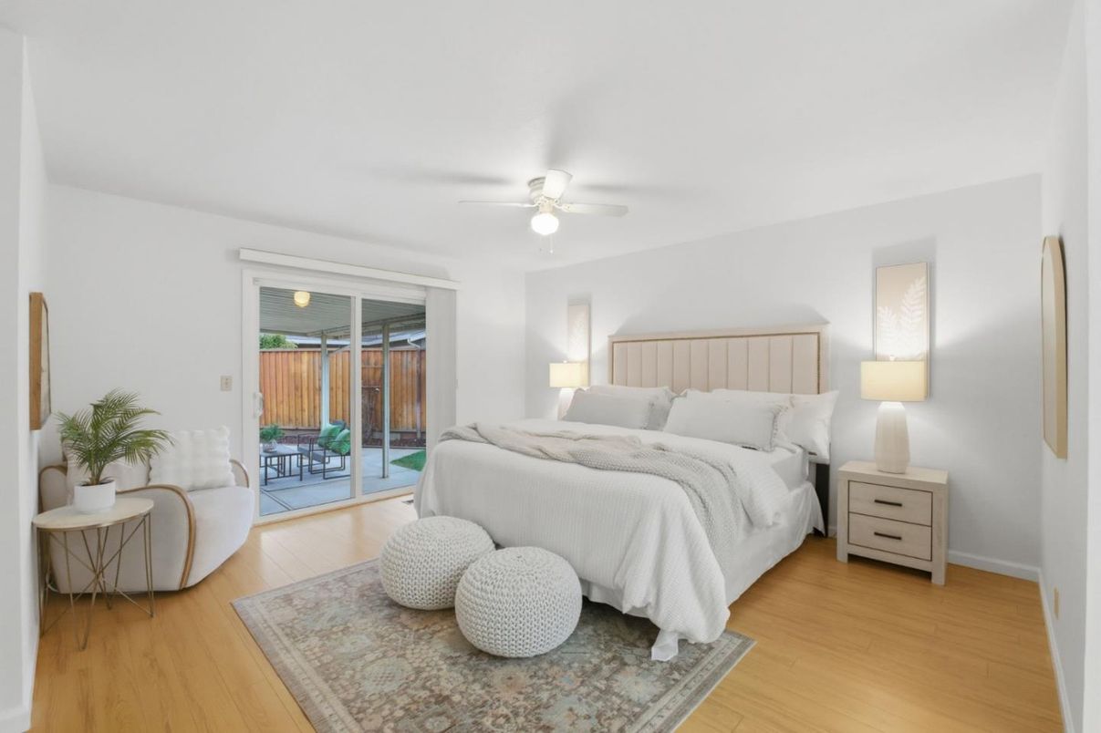 Bedroom, Interior, Wood Texture Flooring