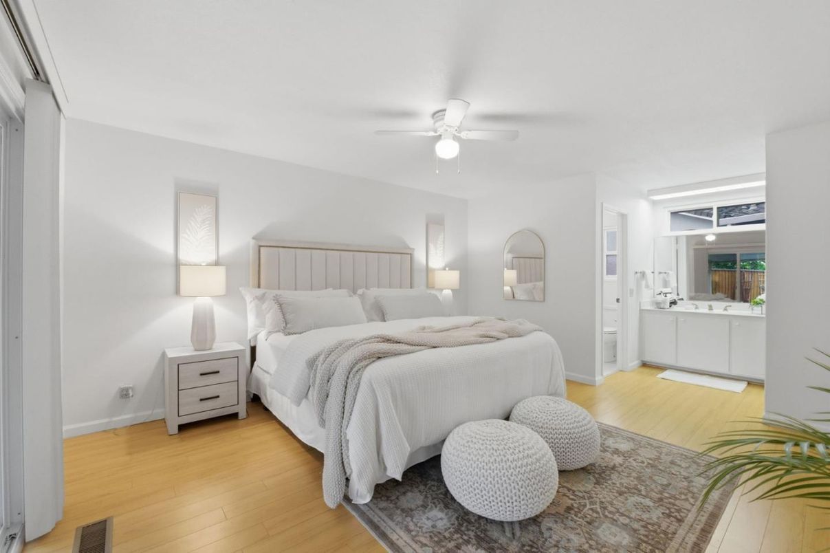 Bedroom, Interior, Wood Texture Flooring