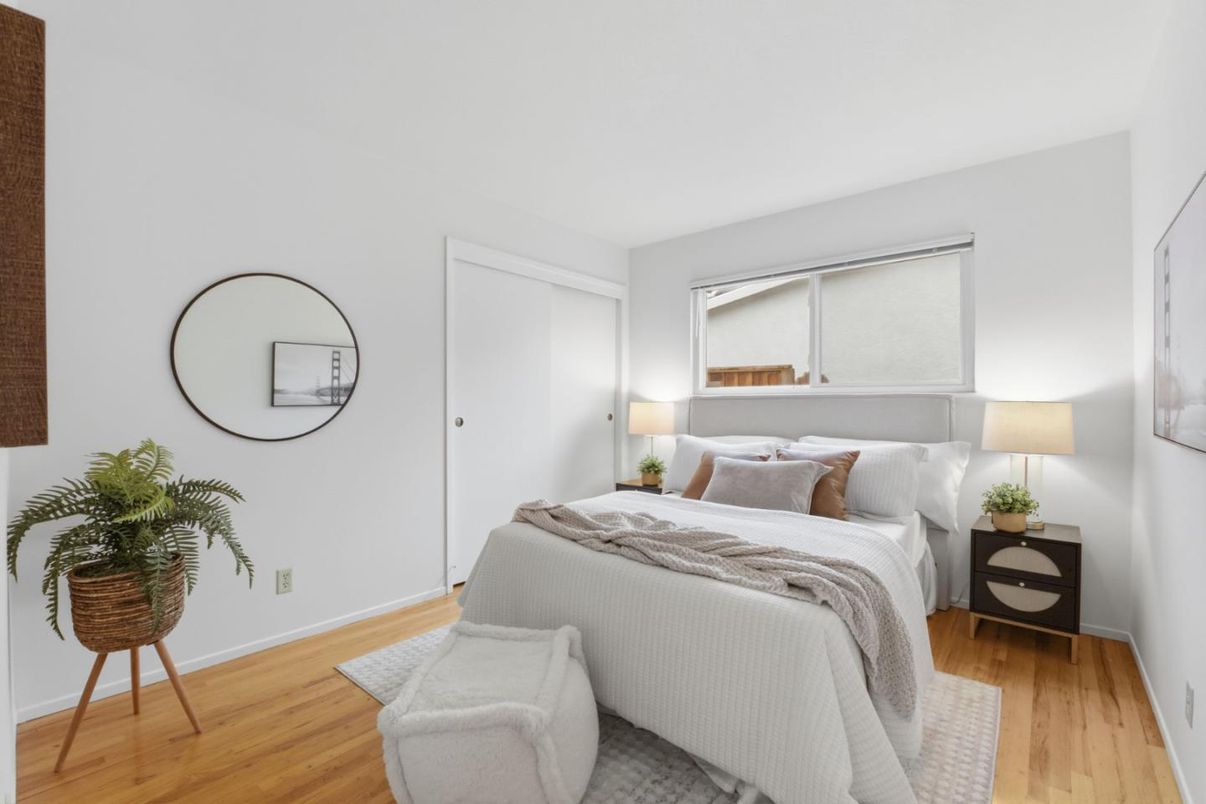 Bedroom, Interior, Wood Texture Flooring
