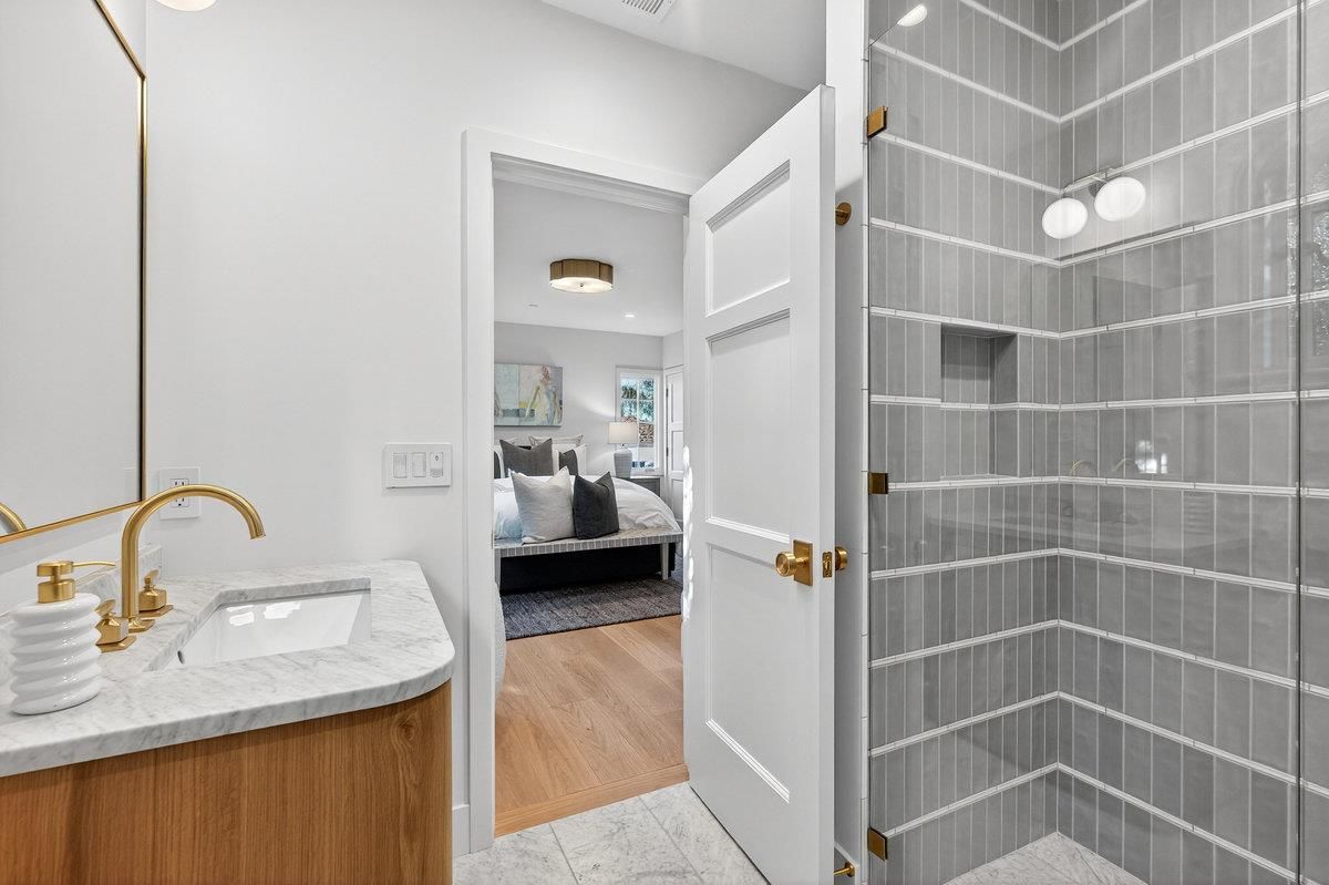 Bathroom, Bedroom, Interior, Marble, Wood Texture Flooring