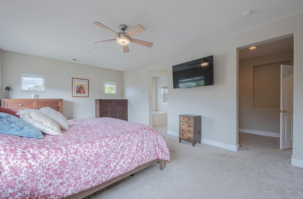 Bedroom, Interior, Recessed Lighting