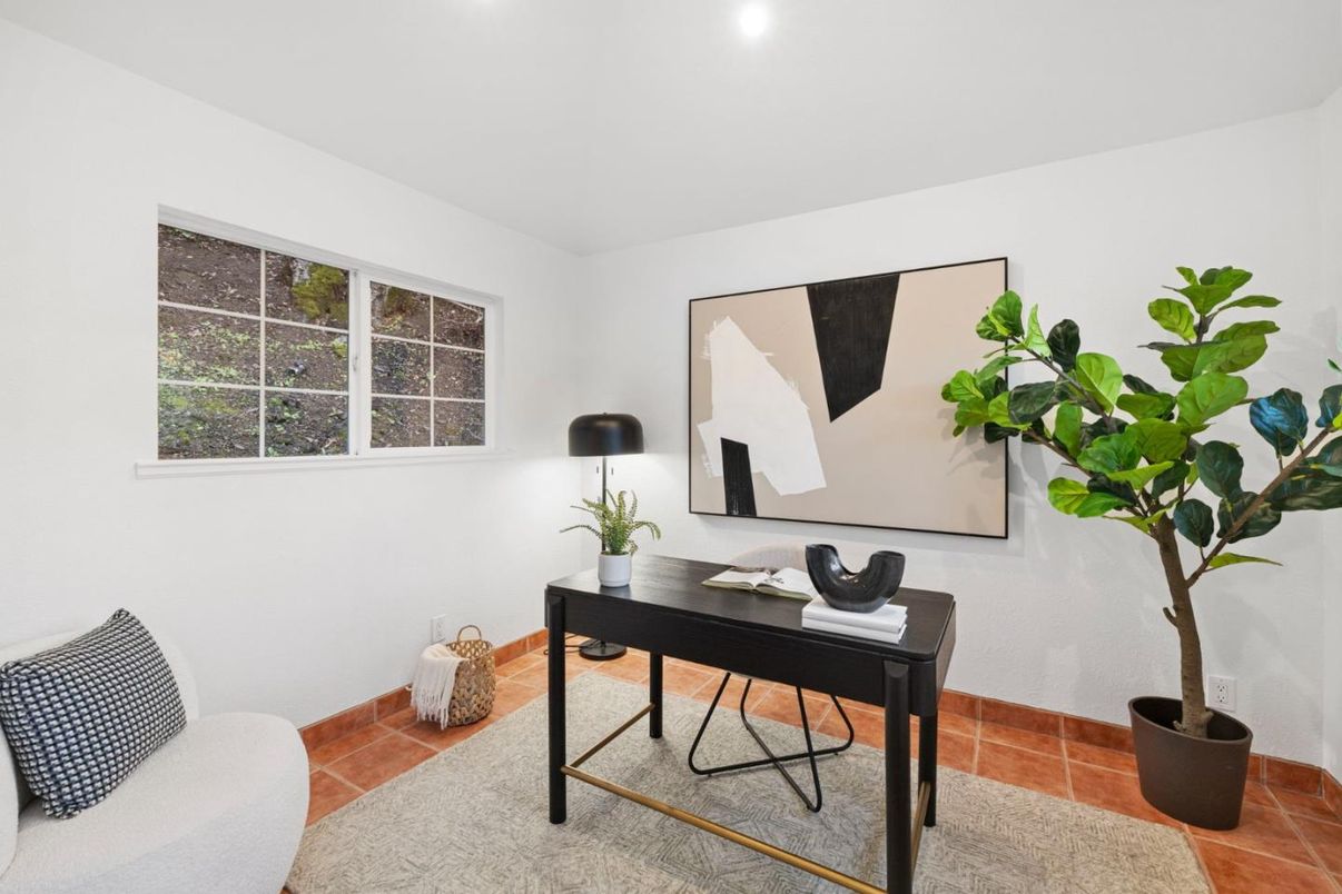 Home Office, Interior, Recessed Lighting