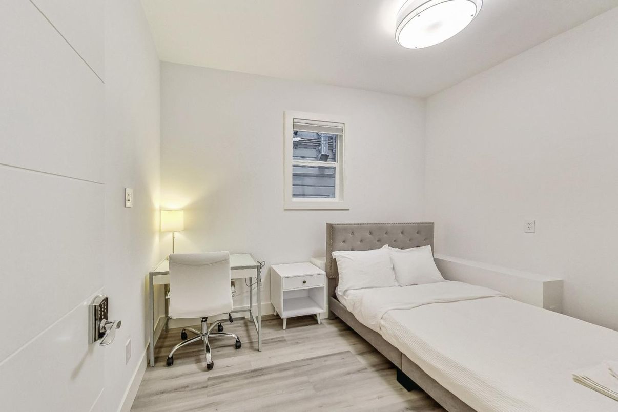 Bedroom, Home Office, Interior, Wood Texture Flooring