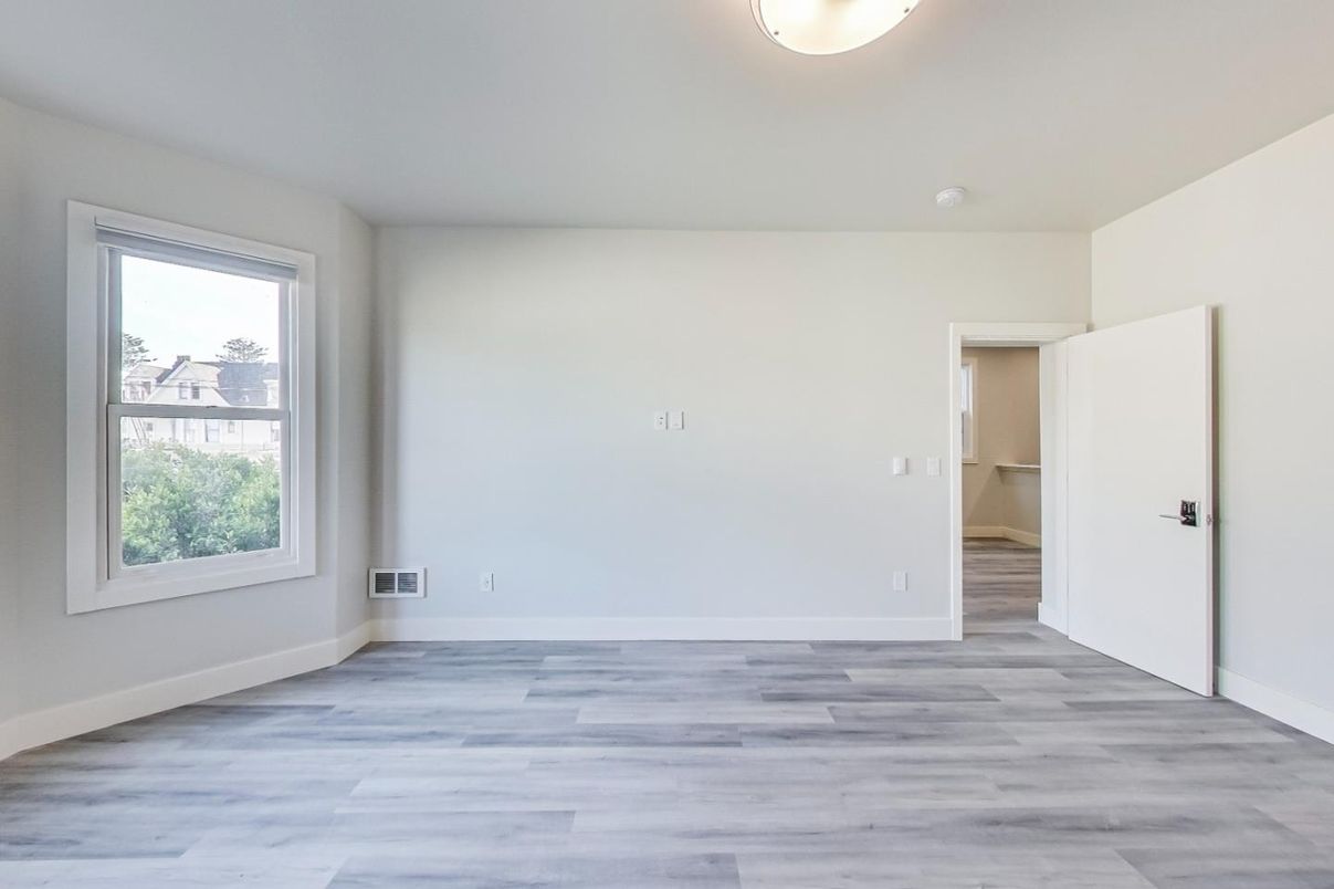 Empty room, Interior, Wood Texture Flooring