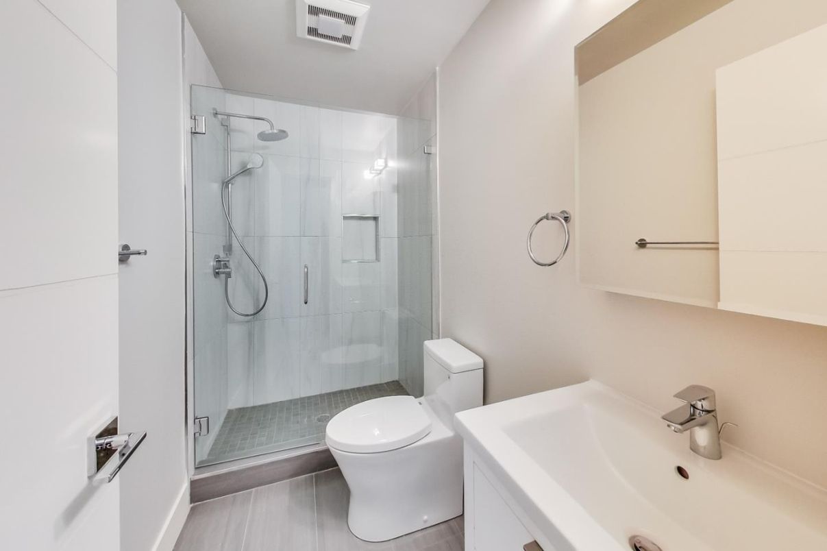 Bathroom, Glass Shower, Interior