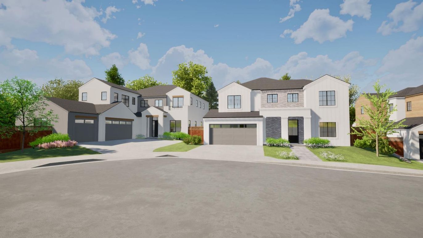 Attached, Exterior, Facade, Rowhouse