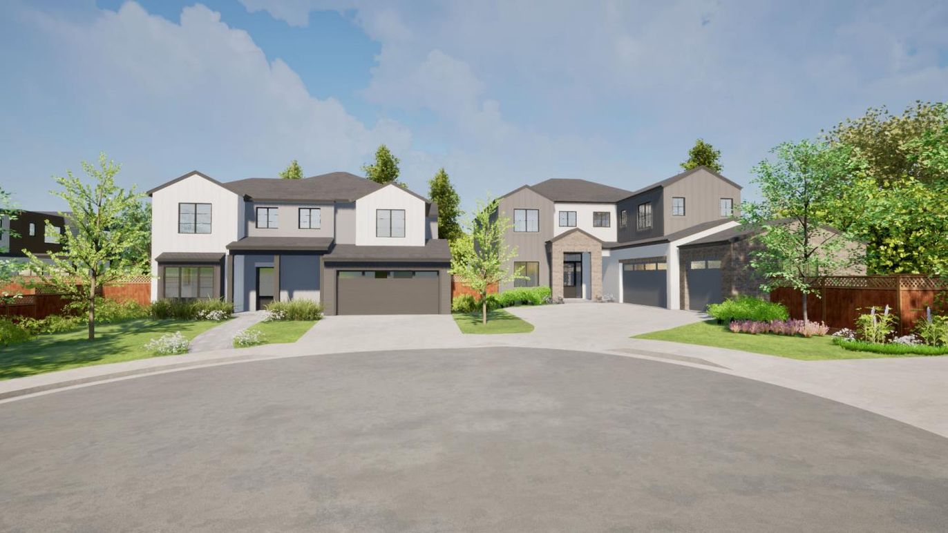 Attached, Exterior, Facade, Farmhouse